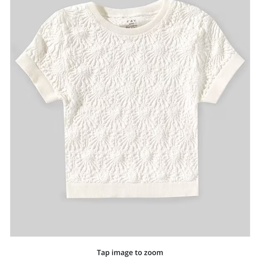 Chelsea & Violet Big Girls Floral Seamless